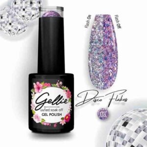 Gellie Disco Flakes 3 Semi-Permanent Varnish - Image 1