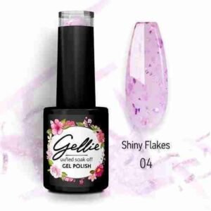 Gellie Shiny Flakes 4 Semi-Permanent Varnish - Image 1