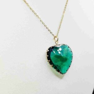 EMERALD HEART NECKLACE - Image 2