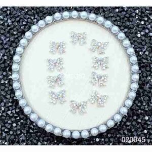 Nail Jewellery Bow with Strass - Image 1