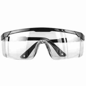 PROTECTIVE GLASSES WITH BLACK FRAME - Image 1