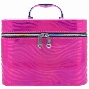 PINK ANIMAL PRINT ORGANIZER WITH ZIPPER - Image 1