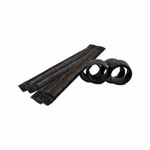 Choker double with hair - black - Image 1