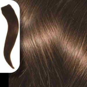 Natural Hair Extension No 4.0 Brown - Image 1