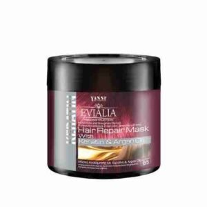 Evialia Μάσκα Μαλλιών με Κερατίνη & Λάδι Αργκάν, Β5 -500ml - Image 1