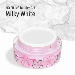 JK No Filing Builder Gel - Milky White - Image 1
