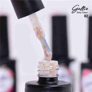 Ημιμόνιμο Βερνίκι Gellie Shiny Flakes 2 - Image 2
